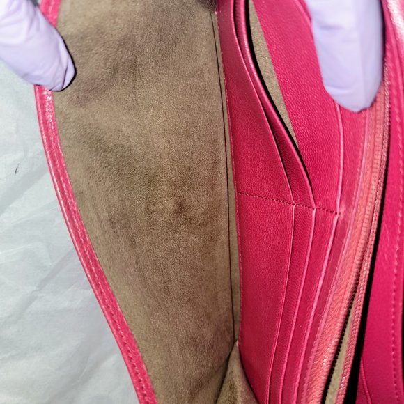 π RARE PINK CARTIER LONG WALLET LOVE COLLECTION - Picture 6 of 15